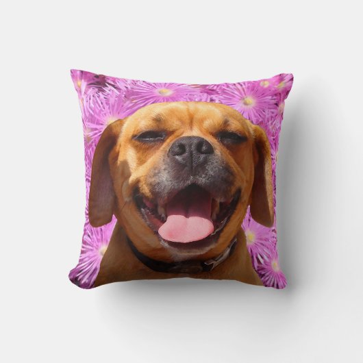 かわいいPuggle クッション (正面)