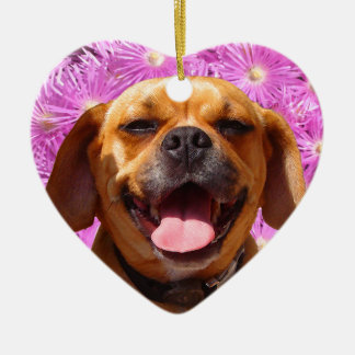 かわいいPuggle セラミックオーナメント