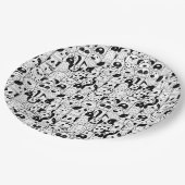 かわいいPups紙プレート ペーパープレート (アングル)