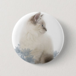 かわいいragdollボタン 缶バッジ