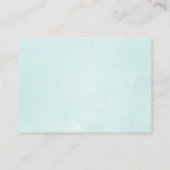 かわいいRhinoユニコーン男の赤ちゃんシャワーブックリクエスト エンクロージャーカード (裏面)