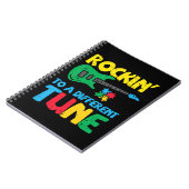 かわいいRockin' To Different Tune ギターTシャツをゲットして ノートブック (左側)