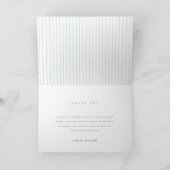 かわいいRust 私たちの小さなチャンピオン 野球 ベイビーシャワー サンキューカード (内部)