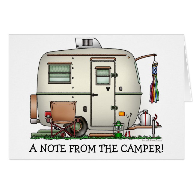 かわいいRVのヴィンテージのガラス卵のキャンピングカー旅行トレーラー (正面横)