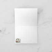 かわいいRVのヴィンテージのガラス卵のキャンピングカー旅行トレーラー カード (内部)