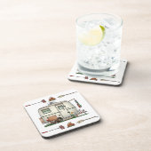 かわいいRVのヴィンテージのガラス卵のキャンピングカー旅行トレーラー コースター (右側)