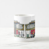 かわいいRVのヴィンテージのポップアップキャンピングカー旅行トレーラー コーヒーマグカップ (中央)