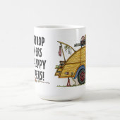 かわいいRVのヴィンテージの涙のキャンピングカー旅行トレーラー コーヒーマグカップ (中央)