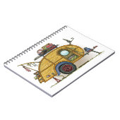 かわいいRVのヴィンテージの涙のキャンピングカー旅行トレーラー ノートブック (左側)