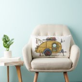 かわいいRVのヴィンテージの涙のキャンピングカー旅行トレーラー ランバークッション