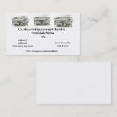 かわいいRVのヴィンテージの第5車輪のキャンピングカー旅行トレーラー 名刺 (正面/裏面)