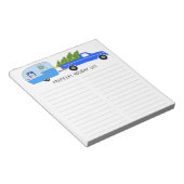 かわいいRVクリスマスキャンパートレーラースーパーマーケットショッピング ノートパッド (アングル)