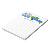 かわいいRVクリスマスキャンパートレーラースーパーマーケットショッピング ノートパッド (回転)