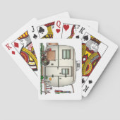 かわいいRVヴィンテージガラス卵キャンパー旅行トレーラー トランプ (裏面)