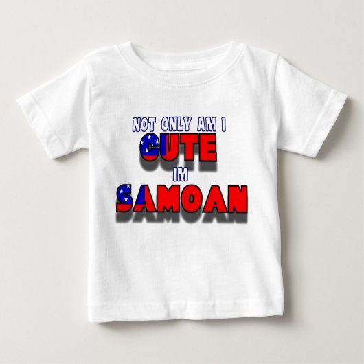 かわいいSamoan kid2 ベビーTシャツ (正面)
