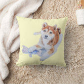 かわいいshebaのinuの小犬 クッション (ブランケット)