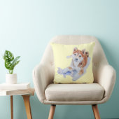 かわいいshebaのinuの小犬 クッション (椅子)