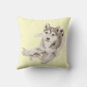 かわいいshebaのinuの小犬 クッション (裏面)