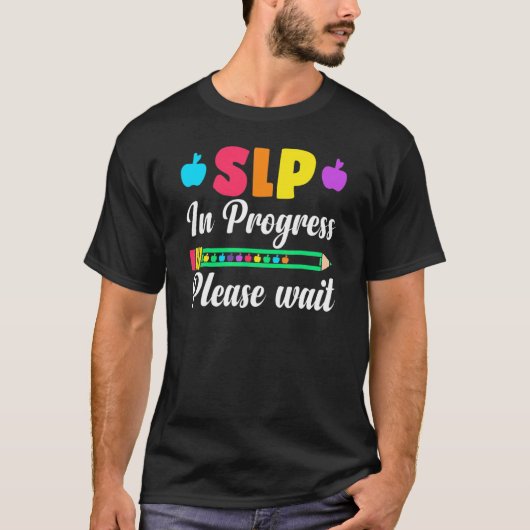 かわいいSlp言語病理医P Tシャツ (正面)