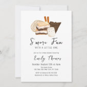 かわいいs'moreおもしろいシャワー 招待状 (正面)