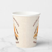 かわいいS'moreキャンプファイア1st誕生日紙カップ 紙コップ (右)