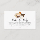 かわいいS'more Love & Baby Showerのおもしろいブック エンクロージャーカード (正面)