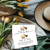 かわいいS'more Love & Baby Showerのおもしろいブック エンクロージャーカード