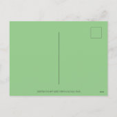 かわいいST。妖精パトリック飛んでいるの日アイリッシュポニー シーズンポストカード (裏面)