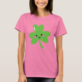 かわいいst patricksクローバーシャムロック tシャツ (正面)