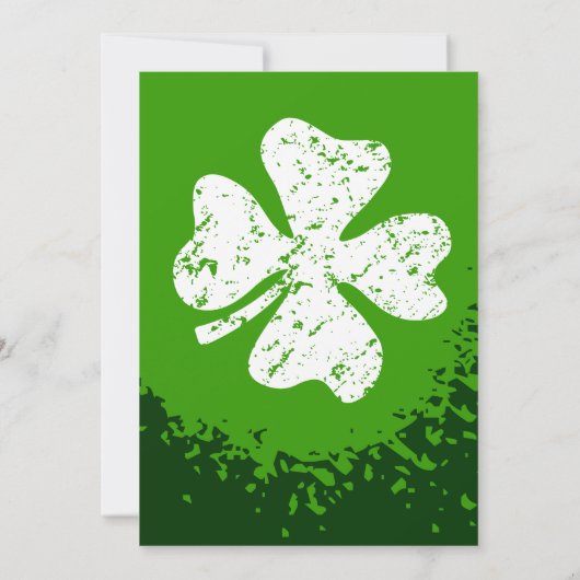 かわいいSt patricks dayパーティの招待状 カスタマイズ | 招待状 (裏面)