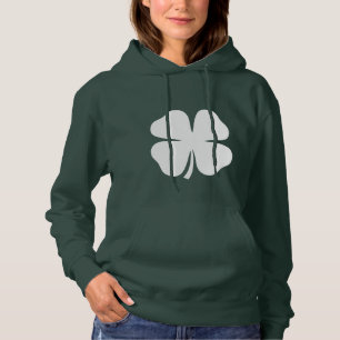 かわいいSt patricks dayフード付きスウェットシャツfor women シャムロック パーカ