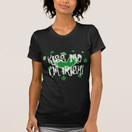 かわいいSt patricks dayTシャツ |キス私はアイルランド Tシャツ
