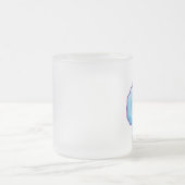 かわいいSunfish フロストグラスマグカップ (中央)