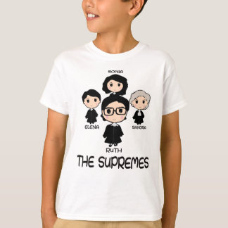 かわいいSUPREMESの最高裁裁判官RBG Tシャツ