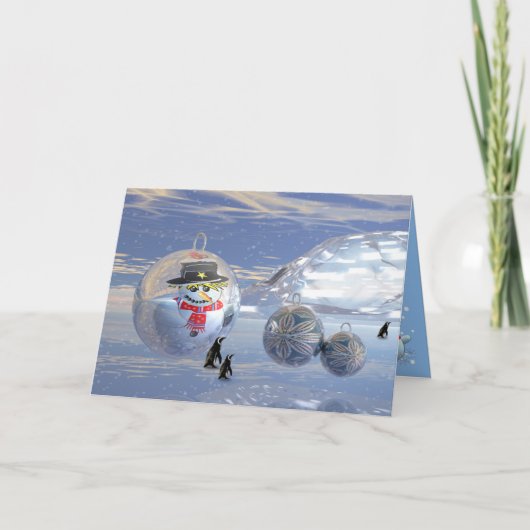 かわいいsurrealisticクリスマスカード シーズンカード (正面)