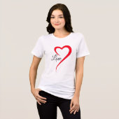かわいいTシャツデザイン トライブレンドTシャツ (正面全面)