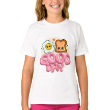 かわいいTシャツ | パステル調のグラフィックTシャツ