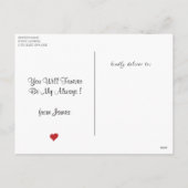 かわいいTレックスディーノバレンタインデー | Iハート シーズンポストカード (裏面)