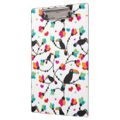 かわいいtoucan鳥の熱帯イラストレーション クリップボード (左)