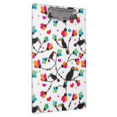 かわいいtoucan鳥の熱帯イラストレーション クリップボード (右)