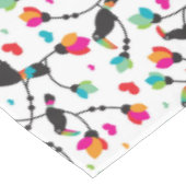 かわいいtoucan鳥の熱帯イラストレーション テーブルクロス (アングル)