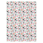 かわいいtoucan鳥の熱帯イラストレーション テーブルクロス (正面)