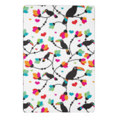 かわいいtoucan鳥の熱帯イラストレーション ミニクリップボード (裏面)