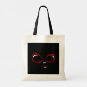 かわいいUFO顔モンスター トートバッグ (裏面)