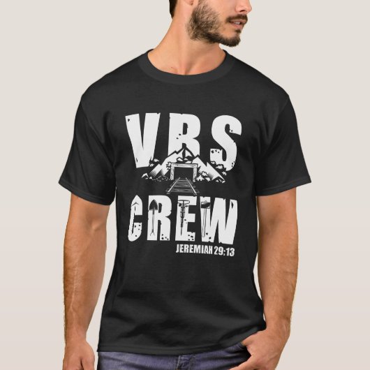 かわいいVBS掘削クルー2021バケーションバイブルスクール Tシャツ (正面)