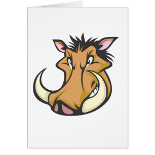 かわいいWarthogの漫画のワイシャツ