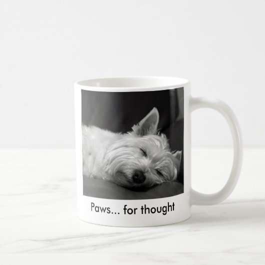 かわいいWestie犬のマグ コーヒーマグカップ (右)