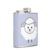 かわいいWooly子ヒツジの顔 フラスク (右)