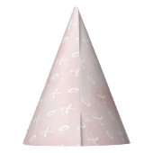 かわいいXOXOバレンタインデーのパーティー帽子2025 パーティーハット (裏面)