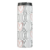 かわいいXOXOバレンタインデー タンブラー (裏面)